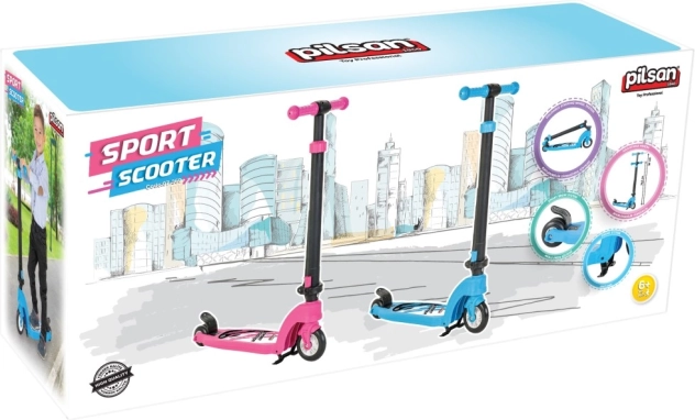 Ružová kolobežka pre deti