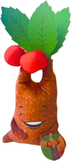 plyšová jabloň – mäkká dekorácia a hračka