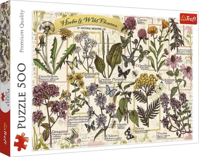 Puzzle 500 dielikov Kniha bylín