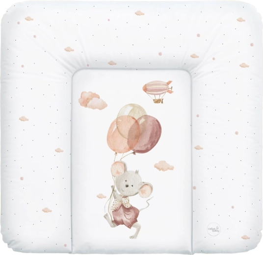 Ceba Baby mäkká prebaľovacia podložka Basic Mouse 75 × 72 cm