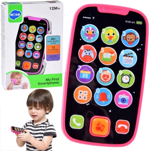 Interaktívny detský chytrý telefón HOLA – môj prvý smartfón
