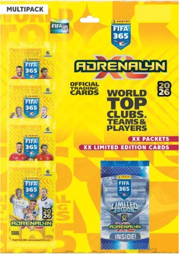 FIFA 365 2025/26 Adrenalyn XL zberateľské karty – multipack