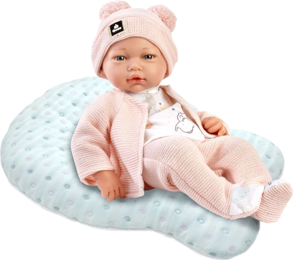 Realistická bábika bábätko Guca New Born s mäkkým látkovým telom 36 cm