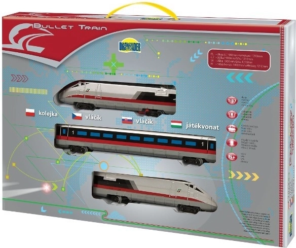Vláčiková súprava Bullet Train na batérie