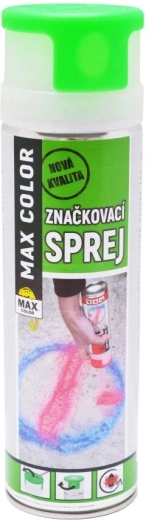 Značkovací sprej MAX COLOR 500 ml – svietivo zelený