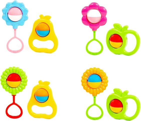 Sada hrkálok kvetina a ovocie