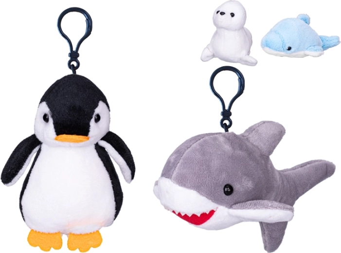 Plyšová kľúčenka – morské zviera 10 cm