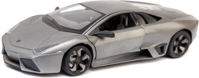 Model auta Lamborghini Reventon 1:24 strieborný - 1 kus