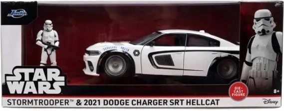 Jada Star Wars Dodge Charger R/T 1:24 s figúrkou Stormtroopera