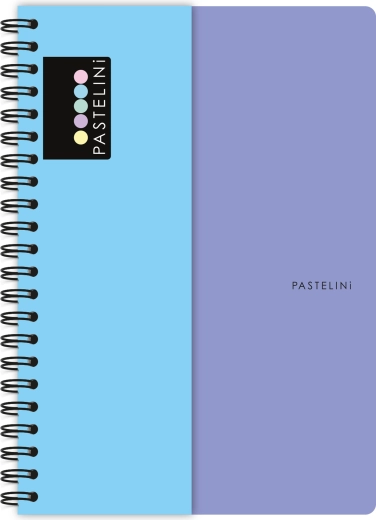 Krúžkový blok A4 PASTELINI fialovomodrý