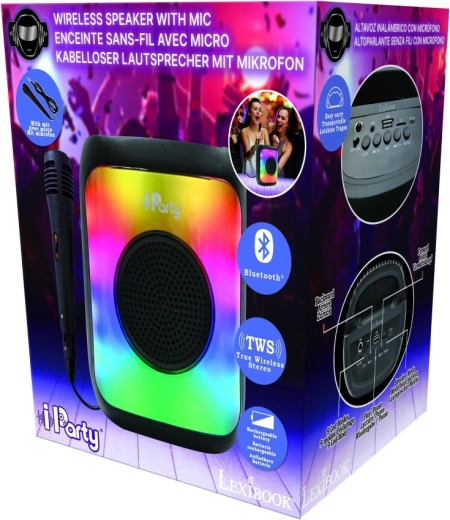 Lexibook iParty bluetooth karaoke reproduktor s mikrofónom