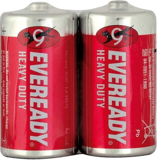 Energizer Eveready Heavy Duty Red batérie C R14 1,5 V, 2 ks