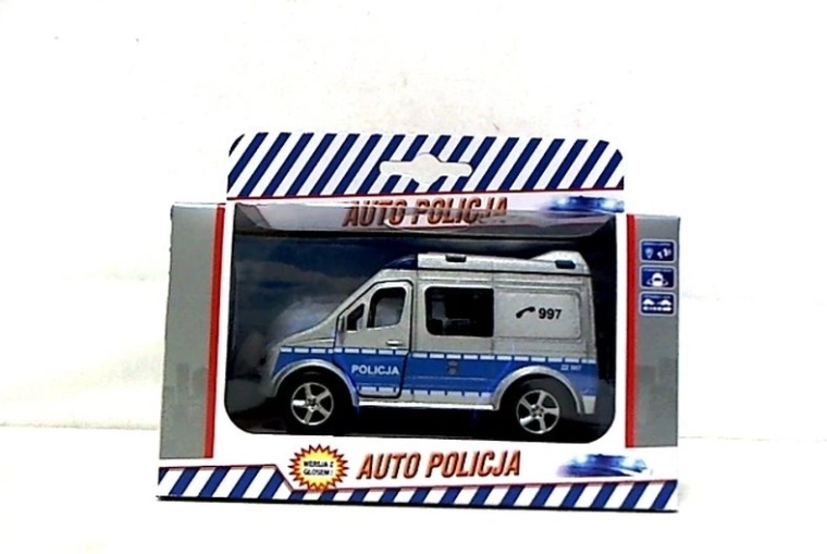 Policajná dodávka so zvukom 11 cm