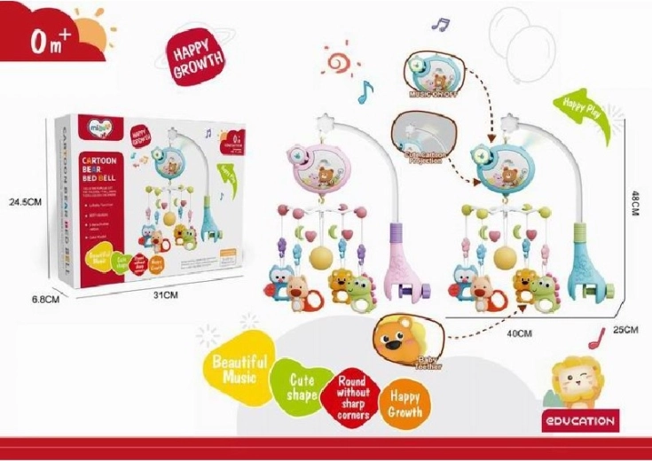 Kolotoč s hracím strojčekom do postieľky