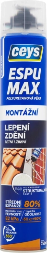 montážna a lepiaca pena 750 ml pištoľová CEYS