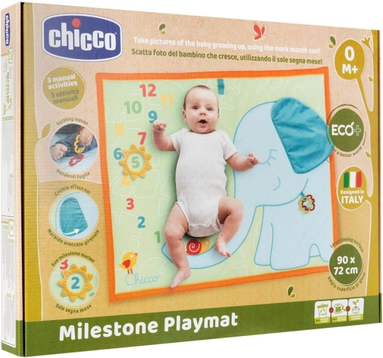 Chicco míľniková hracia deka z recyklovaných materiálov 0m+