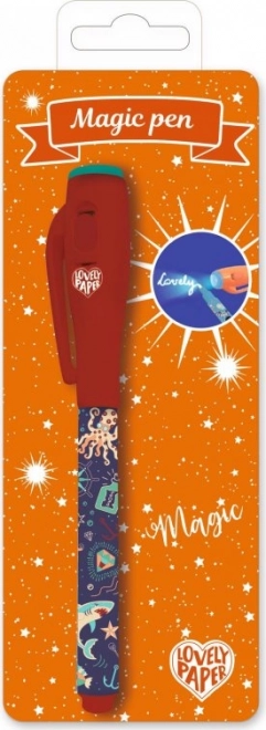 Magické pero s neviditeľným atramentom DJECO – morské živočíchy