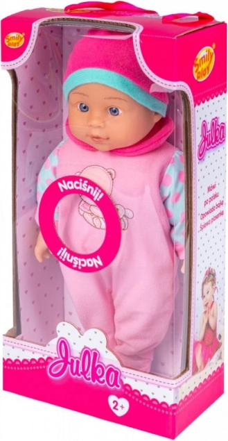 Hovoriaca bábika Julka 32 cm v darčekovej krabičke