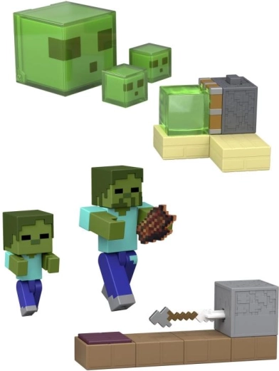 Minecraft akčná figúrka 8 cm s hernými doplnkami