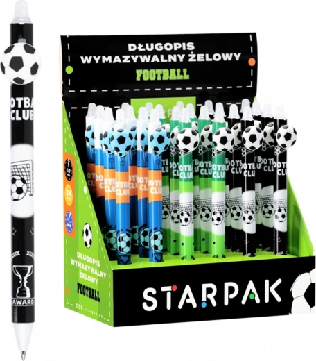 Zmývateľné pero futbal - 1 kus