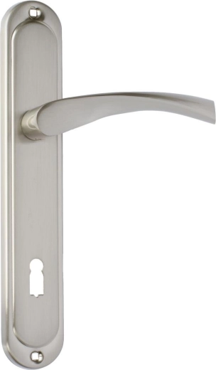 Dverové kovanie ATENA s vložkou na kľúč 90 mm, matný nikel