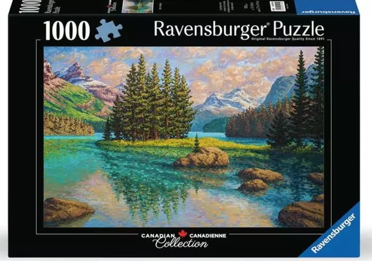 Puzzle Ravensburger Canadian Collection: Duch rieky Maligne 1000 dielikov