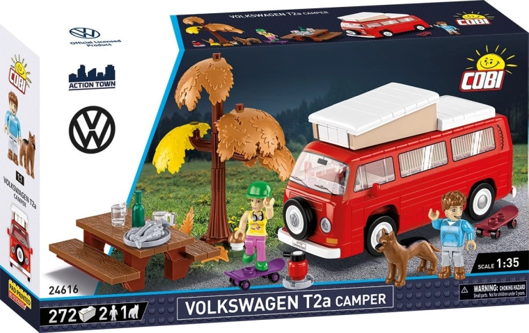 Cobi Volkswagen T2a camper stavebnica 1:35 (272 dielikov)