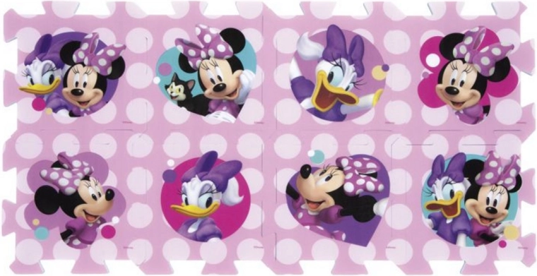 Penové puzzle Minnie Mouse 118,5 × 61,5 cm