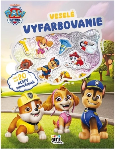 Veselé vyfarbovanie so super samolepkami Labková patrola
