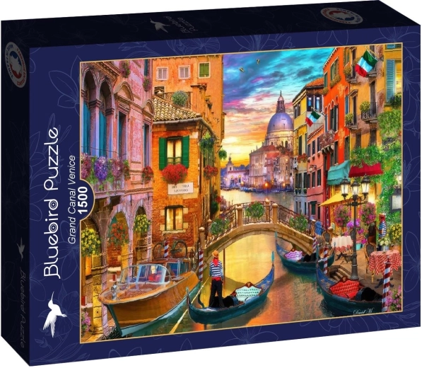 Puzzle Bluebird Grand Canal, Benátky 1500 dielikov
