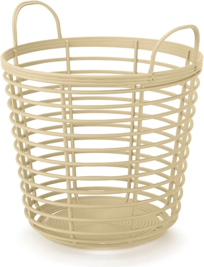 Kôš Zanzi s uškami 37,4 cm – slamová farba