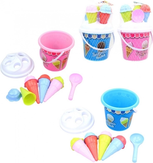 Súprava na piesok zmrzlinový set do piesku pre deti