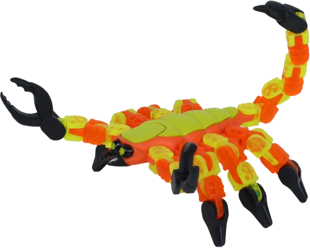 Klixx Creaturez škorpión – ohybná klikačka na kreatívne hranie