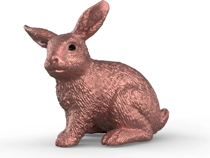 Veľkonočná dekorácia – ružovo zlatý zajačik, limitovaná edícia 2026