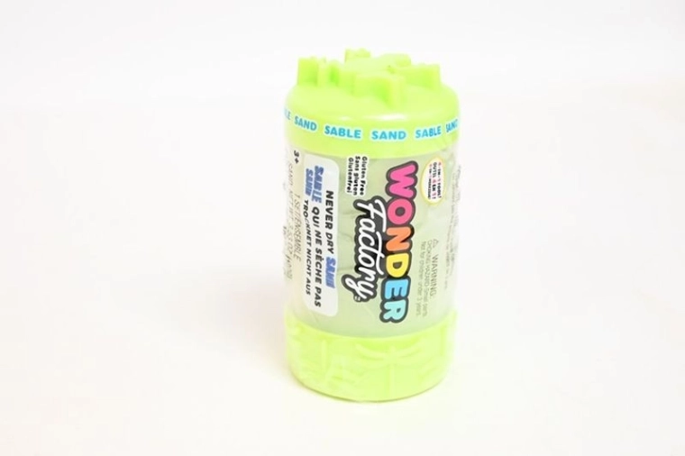 MGA Wonder Factory NeverDrySand zelený kinetický piesok s valčekom 4v1