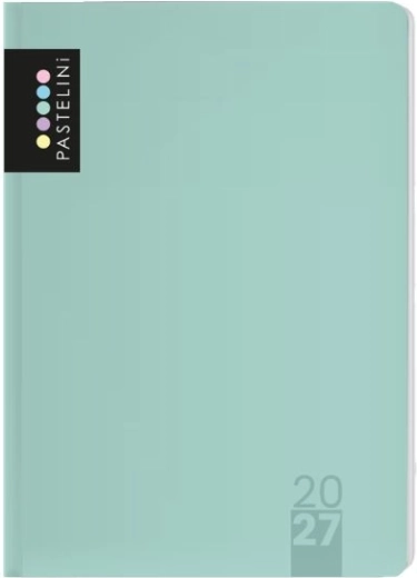 Týždenný diár A5 Pastelini 2027 zelený