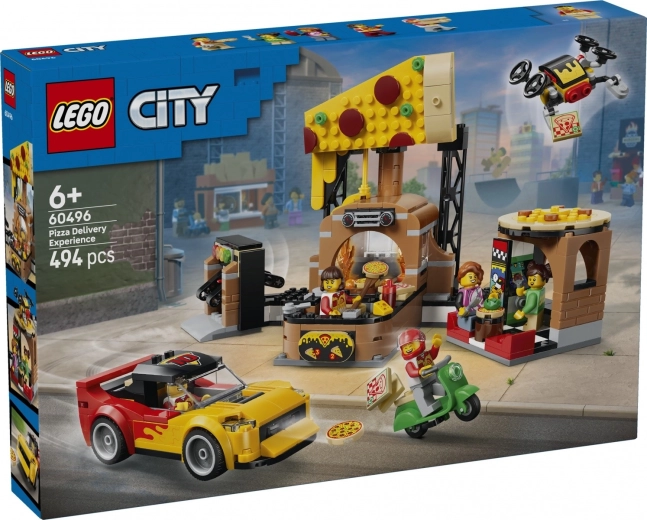 LEGO City rozvoz pizze s vozidlami