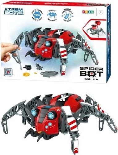 Xtrem Bots Spider Bot stavebnica robotického pavúka