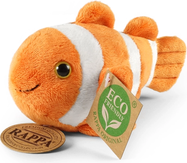 Rappa plyšová rybka klaun očkatý 14 cm eco-friendly