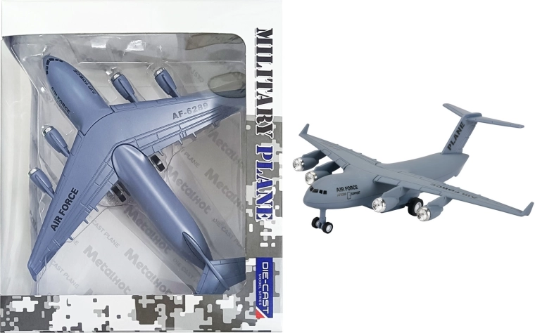 Kovový model lietadla BOEING C‑17 1:300 so svetlami a zvukmi