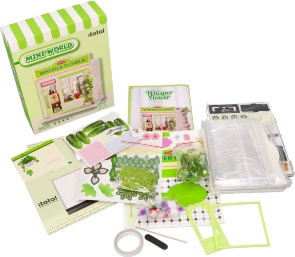 i-Total mini kvetinárstvo – DIY dioráma na zostavenie