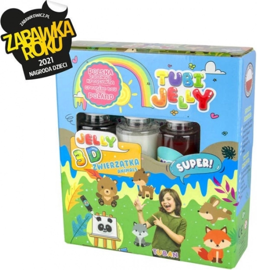 Sada Tubi Jelly 3 farby – zvieratká