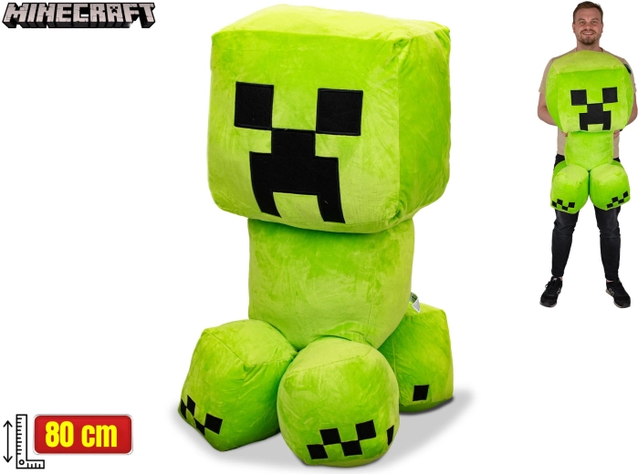Plyšový Creeper MINECRAFT 80 cm