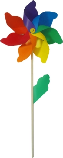 Veterník s drevenou rukoväťou 110 cm