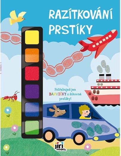 Pečiatkovanie prstíkmi – autá