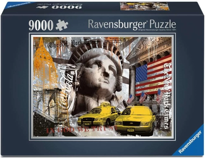 Ravensburger puzzle Metropola New York 9000 dielikov