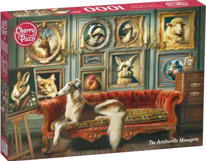 Puzzle CHERRY PAZZI Aristokratická zverina 1000 dielikov