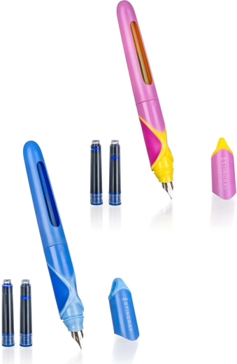 Ergonomické plniace pero na bombičky 0,7 mm + 2 náplne