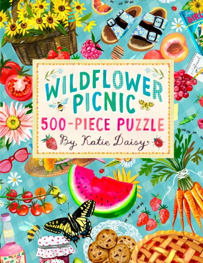 Chronicle Books puzzle piknik s lúčnymi kvetmi 500 dielikov