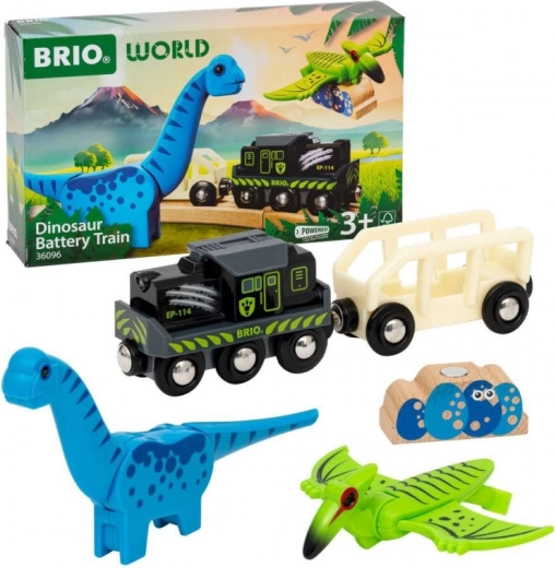 Brio batériový dinosaurí vlak